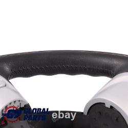 Mini Cooper One R56 R55 R57 Multifunction Sport Steering Wheel Wood / Black Leather