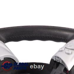 Mini Cooper One R56 R55 R57 Multifunction Sport Steering Wheel Wood / Black Leather