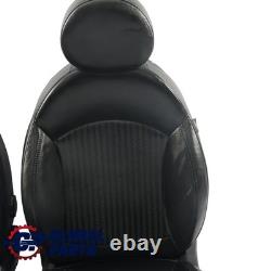 Mini Cooper One R57 Front and Rear Heated Sport Seats in Black Leather