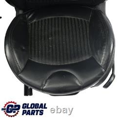 Mini Cooper One R57 Front and Rear Heated Sport Seats in Black Leather