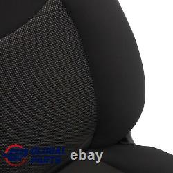Mini Cooper One R60 Countryman Siege Front Straight Fabric Cosmos Panther Black