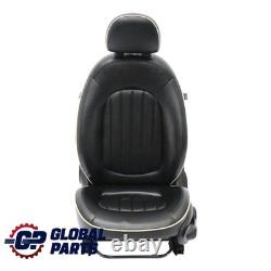 Mini Cooper One R60 Left Front Heated Sport Black Leather Lounge Seat