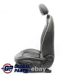 Mini Cooper One R60 Left Front Heated Sport Black Leather Lounge Seat