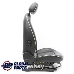 Mini Cooper One R60 Left Front Heated Sport Black Leather Lounge Seat