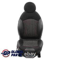 Mini Cooper R55 R56 R57 Sport Fabric/Leather Front Right Seat Charcoal Black