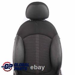 Mini Cooper R60 Countryman Left Front Sport Seat Fabric / Tobacco Leather