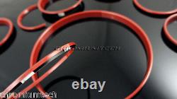 Mini Cooper/S / One F55 F56 F57 Red Interior Rings Kit for Models With