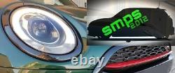 Mini F54 Clubman Front & Rear Light Covers Black Shining Head & Fire Edges