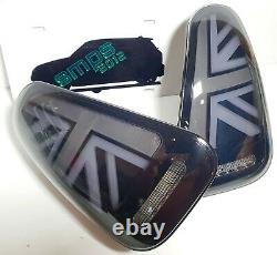 Mini Gen 1 Smoked Led Union Jack Rear Lights R52, 2004-2007 LCI