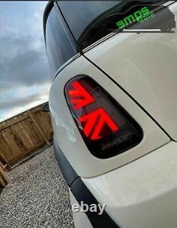 Mini Gen 1 Smoked Led Union Jack Rear Lights R52, 2004-2007 LCI