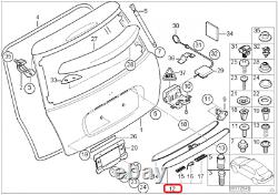 Mini New Genuine Cooper R50 R52 R53 Back Box Chrome Cover Handle