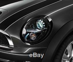 Mini New Original R55 R56 R57 R58 Jcw Black Jet Border Headlight Game Segments