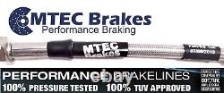 Mini ONE COOPER S R50 R53 03-06 Front Rear MTEC Performance Braided Brake