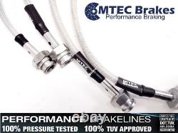 Mini ONE COOPER S R50 R53 03-06 Front Rear MTEC Performance Braided Brake
