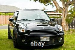 Mini One/Cooper R56, R57, R58 Glossy Black Front Grille Covers, Center 3