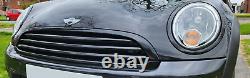 Mini One/Cooper R56, R57, R58 Glossy Black Front Grille Covers, Center 3