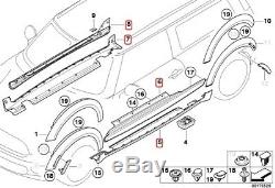 Mini Original Side Skirts Aero Side Skirts R55 Clubman One Cooper S Jcw