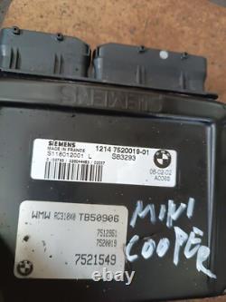 Mini R50 R52 R53 Cooper One Engine Control Unit Coded Anti-Theft Kit