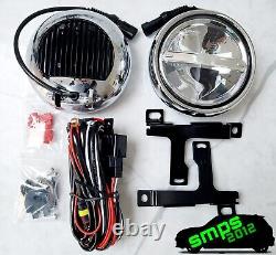 Mini R50, R52, R53 LED Chrome Rally Fog Lights Projectors One/Cooper/S/