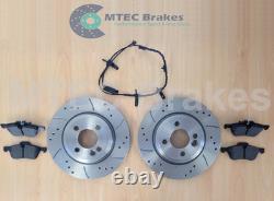 Mini R50 R53 R52 ONE COOPER S 01-06 Front Brake Discs With Pads & Wear Wires