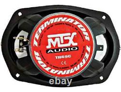 Mtx Tr65s Tr69c Set 6 Top Speaker Mini Cooper One R50-r53 Front & Post Brkt