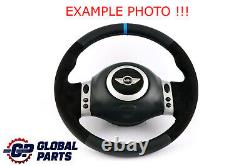 New Mini Cooper R50 in Black Leather / Alcantara Sport Steering Wheel Multifunction Steering Wheel