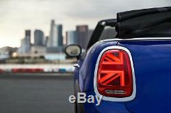 New Original Mini F55 F56 F57 Union Jack Uk Led Rear Lights Set L + R