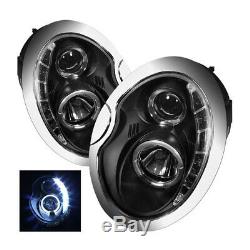 New! Spotlights Led Daytime Running Light Bmw Mini Cooper R50 R52 R53 Black Fr