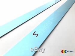 Nine On Mini Clubman R55 S Origin Input Threshold Strip Doors Border Pair Set