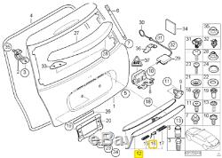 Nine On Origin Mini R50 R52 R53 Safe Rear Handle Cover Chrome 7074020