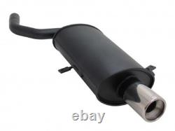 Novus Silent Exhaust 1x90mm Steel for Mini Cooper / One-R50/R53 + ABE