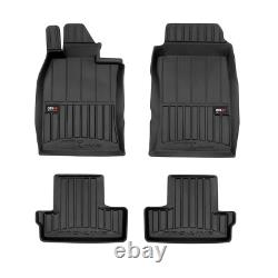 OMAC Premium Black Rubber Floor Mats for Mini Cooper & One 2001-2006