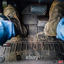 OMAC Premium Black Rubber Floor Mats for Mini Cooper & One 2001-2006