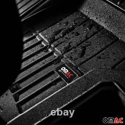 OMAC Premium Black Rubber Floor Mats for Mini Cooper & One 2001-2006