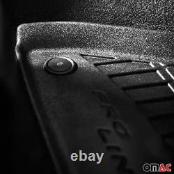 OMAC Premium Black Rubber Floor Mats for Mini Cooper & One 2001-2006