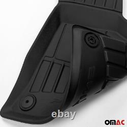 OMAC Premium Black Rubber Floor Mats for Mini Cooper & One 2001-2006