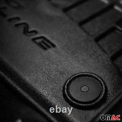 OMAC Premium Black Rubber Floor Mats for Mini Cooper & One 2001-2006