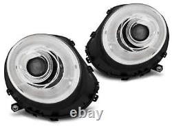 'Offer: Lenticular Headlights for Mini R55 R56 R57 2006-2014 LED LTI Light Tube Crom'