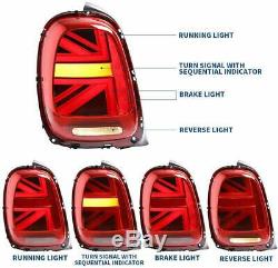 Rear Light For Union Jack Mini Cooper F55 F56 F57 2014-2018 Led Tail Lights