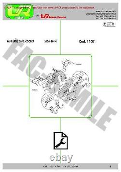 Removable Towbar + Bypass Pins SET for Mini Cooper One 11001/VM