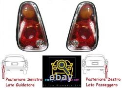 SET 2 Rear Lights for Mini One Cooper R50 R53 Restyling 2004 2006 Headlight Light