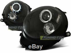 Scheinwerfer Mini Cooper R55 R56 R57 R58 R59 2006-2014 Standlichtringen Schwarz