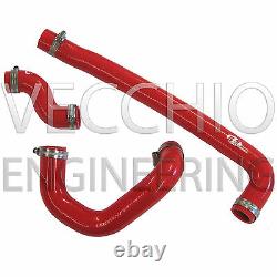 Sfs Red Silicone Fluid Cooling Pipe & Kit Bmw Clips Mini R50/r52 One Cooper Brand New