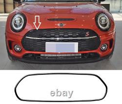 Shiny Black Frame Grille for Mini One Cooper F54 Clubman LCI from 2019 onwards.