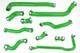 Silicone Cooling Hoses For Mini One/cooper R50 R52 Ac&rsquo;04-'06 Green