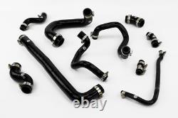 Silicone Radiator Hoses for MINI One/Cooper R50 R52 Non-AC Black