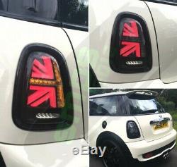 Smoked Led Mini Union Jack Tail R56, R57, R58, R59 2011 + (gen 2 Lci)