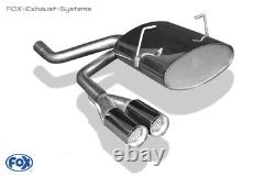 Sport Silencer Central Mini One Cooper R50 2x70mm Sharp With Abs