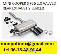 # Stainless Steel Exhaust With Or Without Valves Mini Cooper Mini One R50 R53 R56 F56