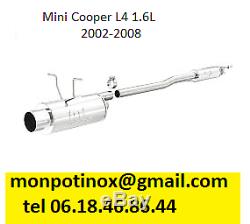 # Stainless Steel Exhaust With Or Without Valves Mini Cooper Mini One R50 R53 R56 F56